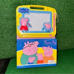 Peppa Pig Yellow and Blue Magnetic Drawing Board